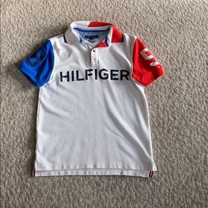 tommy hilfiger collared shirt
